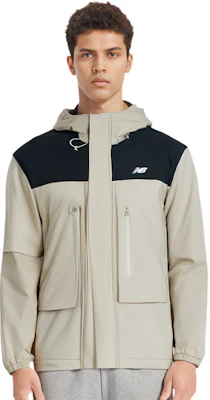 뉴발란스 플리스 패딩 후드 자켓 아웃도어 캐주얼 그레이 화이트 AMJ41327-TWF Sizing 뉴발란스 플리스 패딩 후드 자켓 아웃도어 캐주얼 그레이 화이트 AMJ41327-TWF