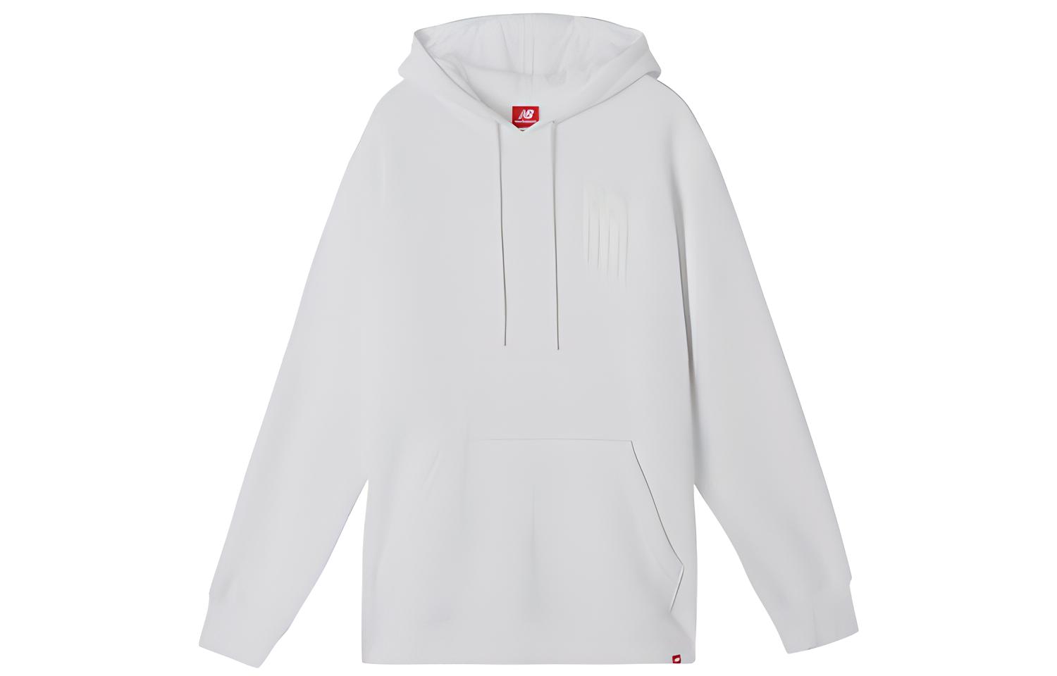 New Balance Fleece Pullover Sweatshirt White AMT93569-WT