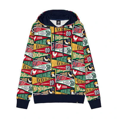New Balance Floral Hoodie Casual Pullover Sweater MT03544ASE