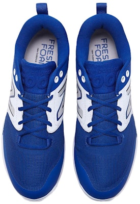 New Balance Football Shoes 'Blue White Print Logo' NBPHDS100Z Shop New Balance Football Shoes 'Blue White Print Logo' NBPHDS100Z