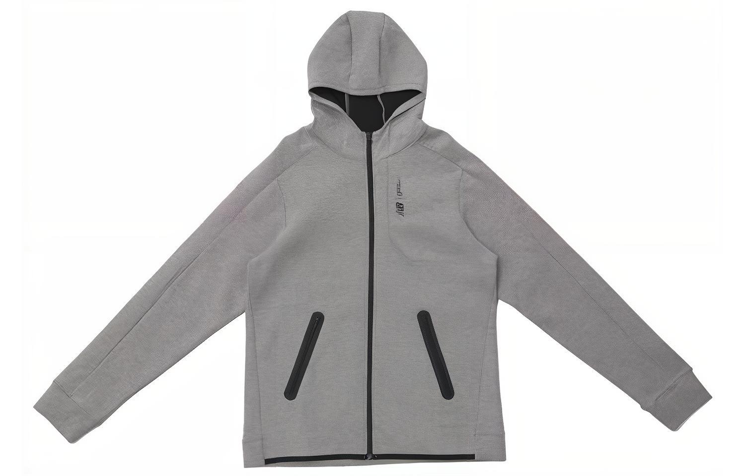 New Balance Fortitech Full-Zip Hoodie Jacket Gray MJ11178-AG