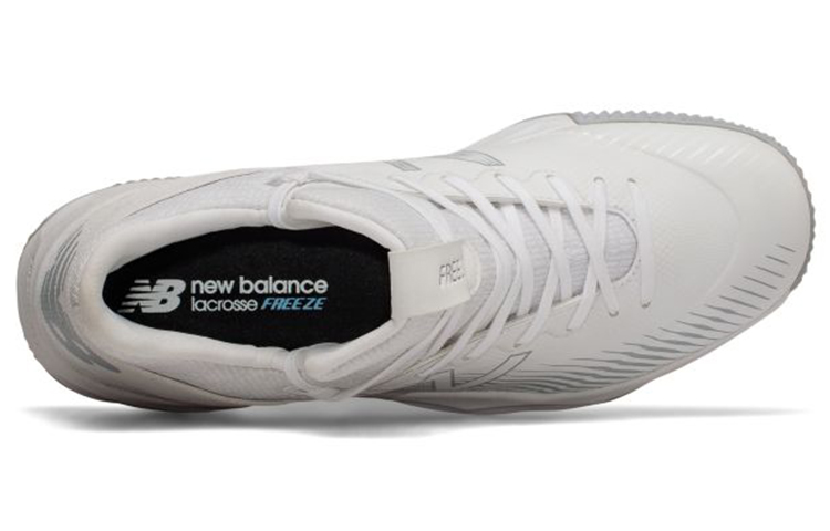 Lookbook New Balance FreezeLX 2.0 Turf Lacrosse 透氣耐磨防滑 中筒訓練鞋 白灰