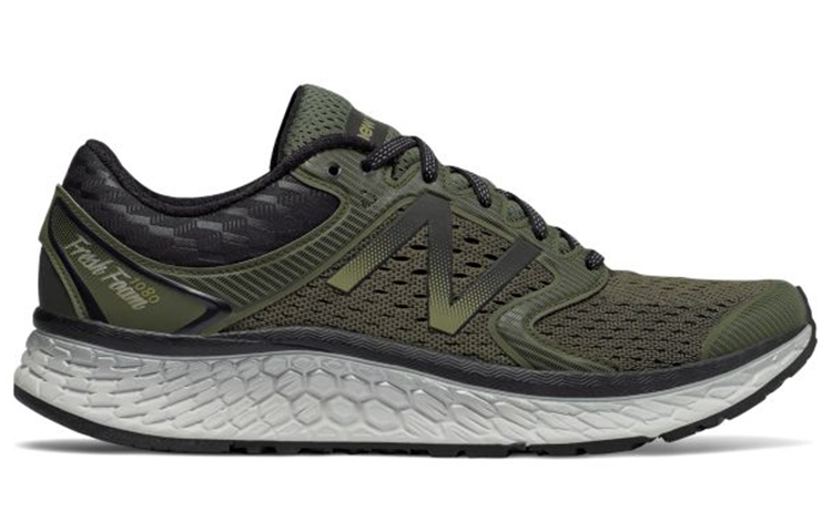 Order New Balance Fresh Foam 1080系列 v7 透氣抗磨防滑 低筒運動跑步鞋 軍綠色