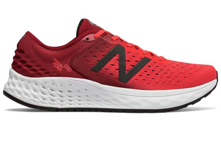 Order New Balance Fresh Foam 1080 v9 'Merah Hitam' sepatu lari pria M1080RB9