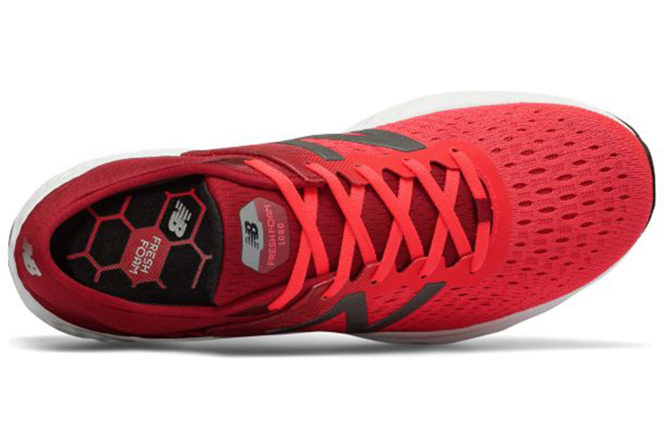 Lookbook New Balance Fresh Foam 1080 v9 'Merah Hitam' sepatu lari pria M1080RB9