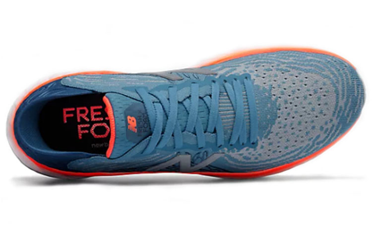 Lookbook New Balance Fresh Foam 1080v10 Bleu/ ''Orange'' Sneakers M1080H10