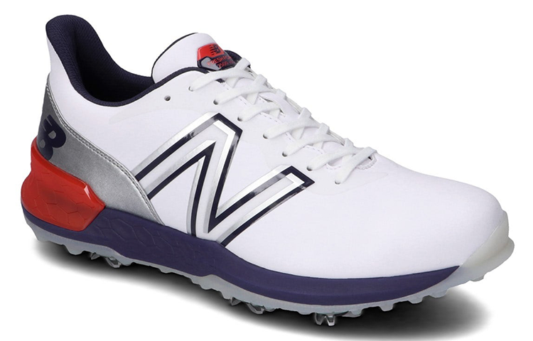 Lookbook New Balance NB Fresh Foam 2500 T3 防滑耐磨 低幫 高爾夫球鞋 男女同款 白藍色