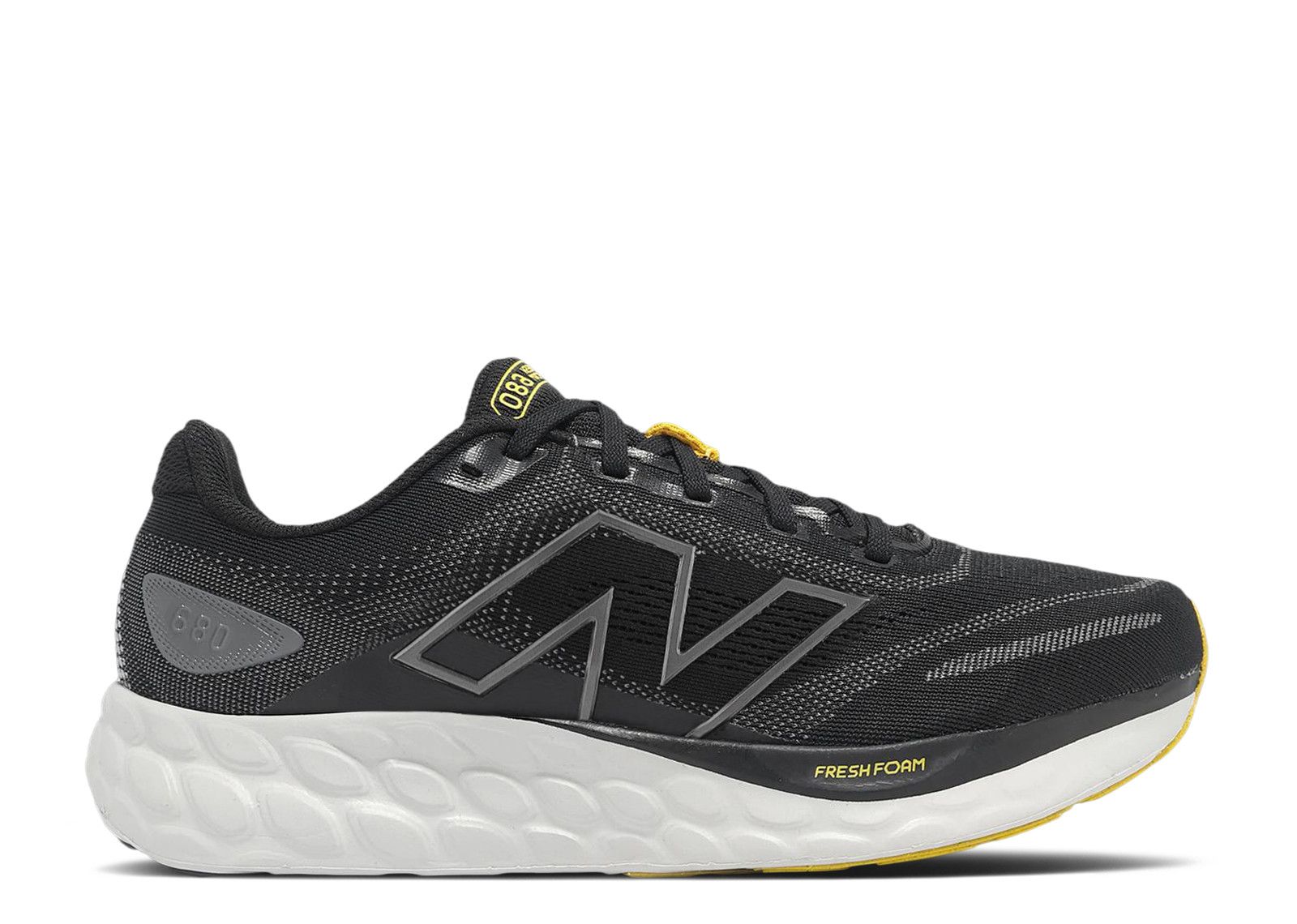 Buy New Balance Fresh Foam 680 V8 Extra Large ''Noir Castlerock Citron Gingembre'' M680CB8-4E