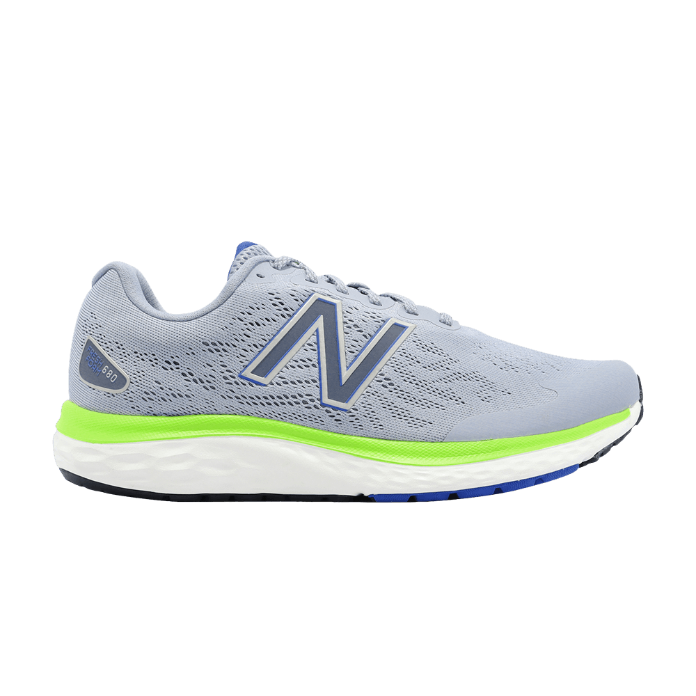 New Balance Fresh Foam 680v7 2E Wide 'Arctic Grey Pixel Green' M680GG7-2E