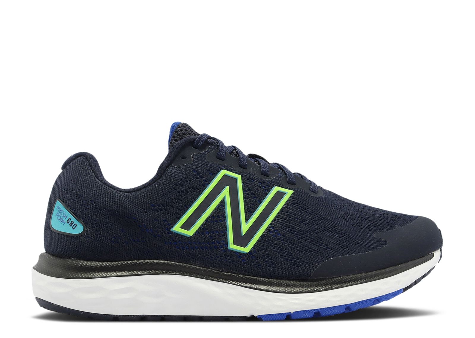 New Balance Fresh Foam 680v7 2E Wide 'Eclipse Pixel Green' M680OR7-2E