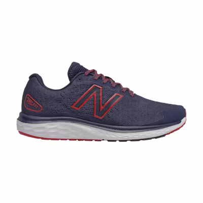 NB Fresh Foam 680v7 4E Wide 'Navy Team Red'