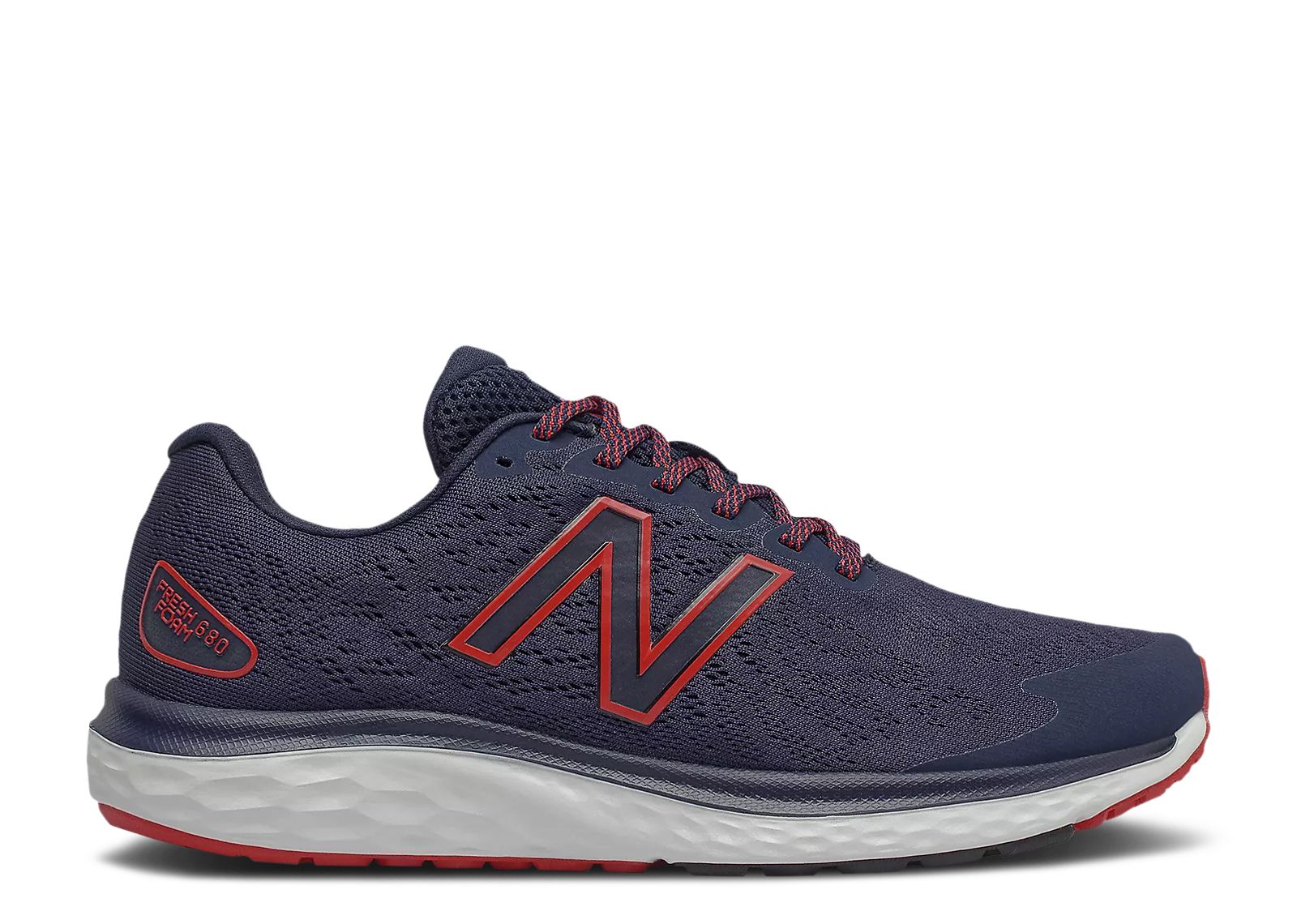 New Balance Fresh Foam 680v7 4E Wide 'Navy Team Red' M680LN7-4E
