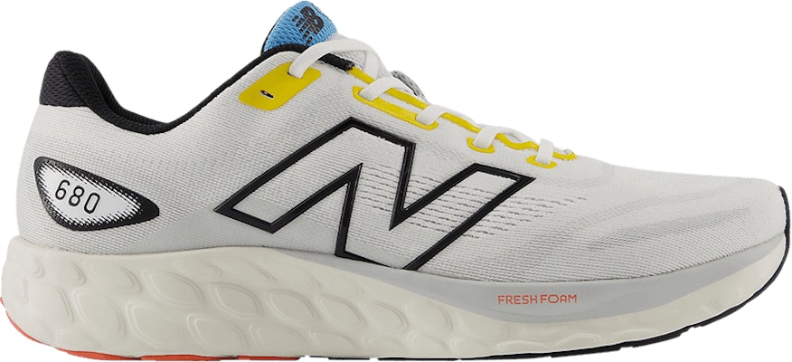 New Balance Fresh Foam 680v8 2E Wide 'White Ginger Lemon' M680LW8-2E Buy New Balance Fresh Foam 680v8 2E Wide 'White Ginger Lemon' M680LW8-2E