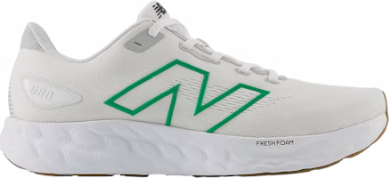 New Balance Fresh Foam 680v8 2E Wide 'White Kelly Green' M680CW8-2E New Balance Fresh Foam 680v8 2E Wide 'White Kelly Green' M680CW8-2E