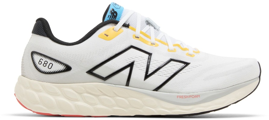 New Balance Fresh Foam 680v8 'White Ginger Lemon' M680LW8 Buy New Balance Fresh Foam 680v8 'White Ginger Lemon' M680LW8
