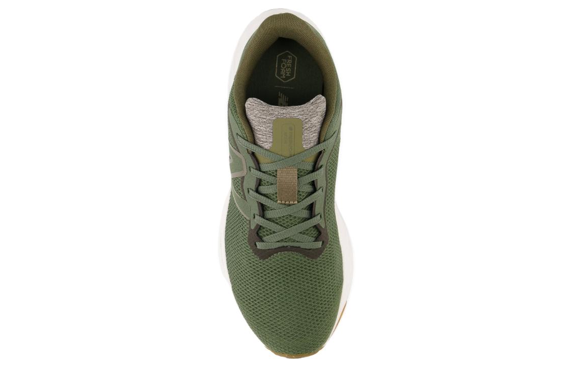 Shop New Balance NB Fresh Foam 舒適百搭 減震耐磨 低筒 跑步鞋 男款 綠色