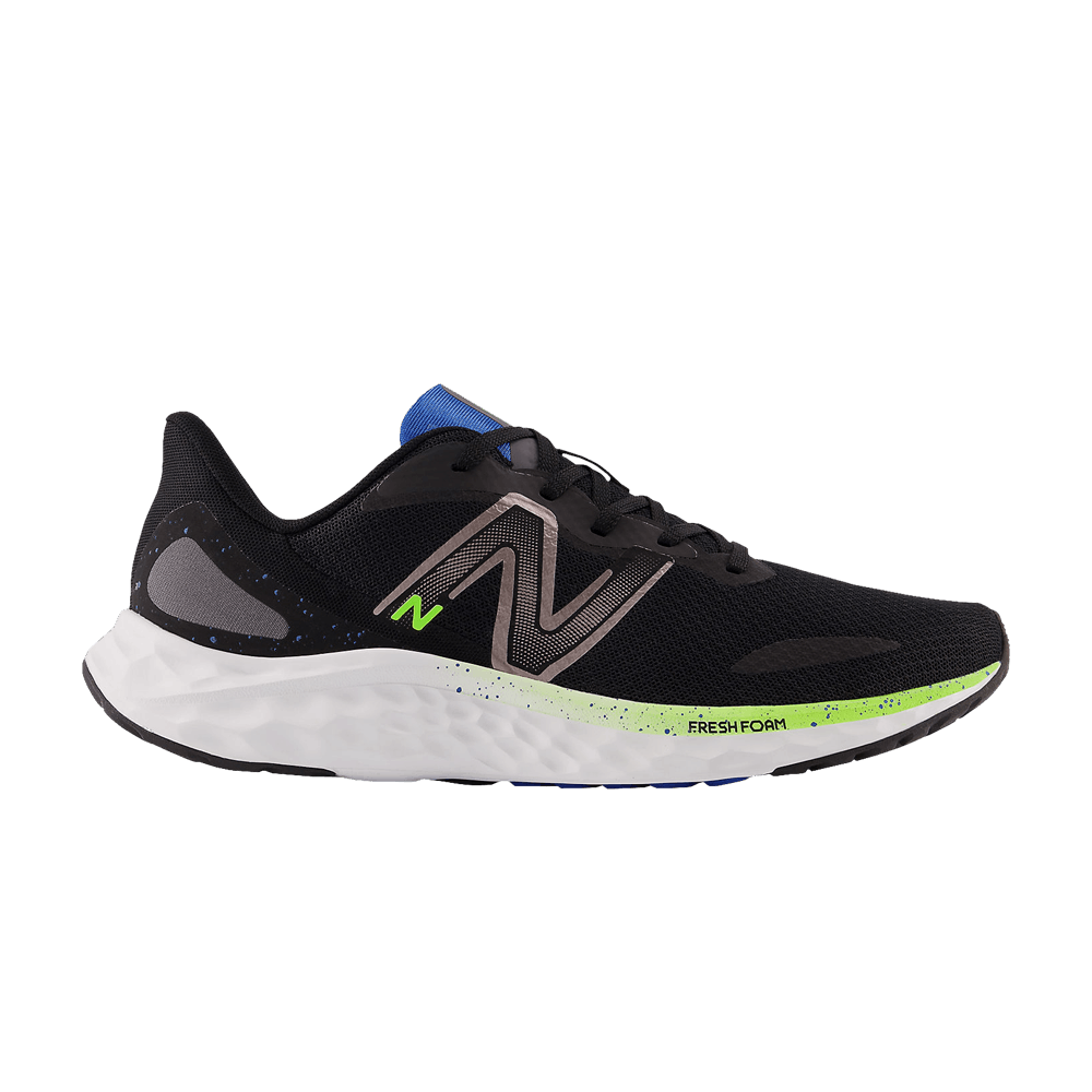 NB Fresh Foam Arishi v4 2E Wide 'Black Pixel Green'
