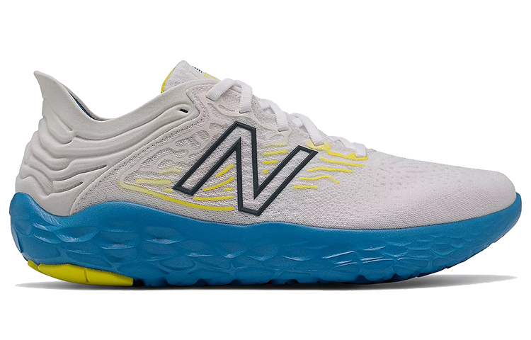 Order New Balance NB Fresh Foam Beacon v3 厚底運動 透氣 低幫 跑步鞋 男款 藍白色