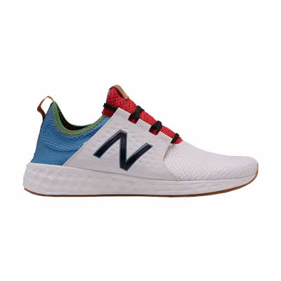 NB Fresh Foam Cruz v1 Reissue 2E Wide 'White Faded Cobalt'