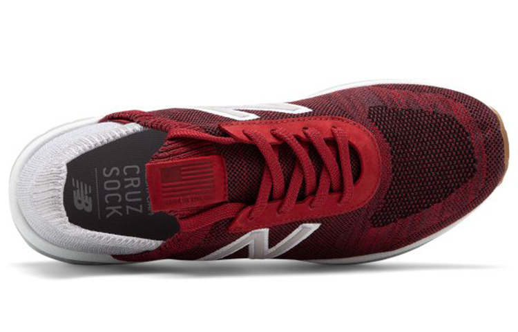 NB Fresh Foam Cruz v2 Sock 'Red White' 圖 3