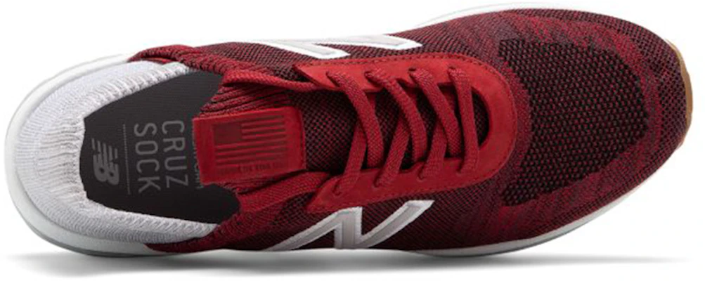 New Balance Fresh Foam Cruz v2 Sock 'Red White' MCRZSBB Lookbook New Balance Fresh Foam Cruz v2 Sock 'Red White' MCRZSBB