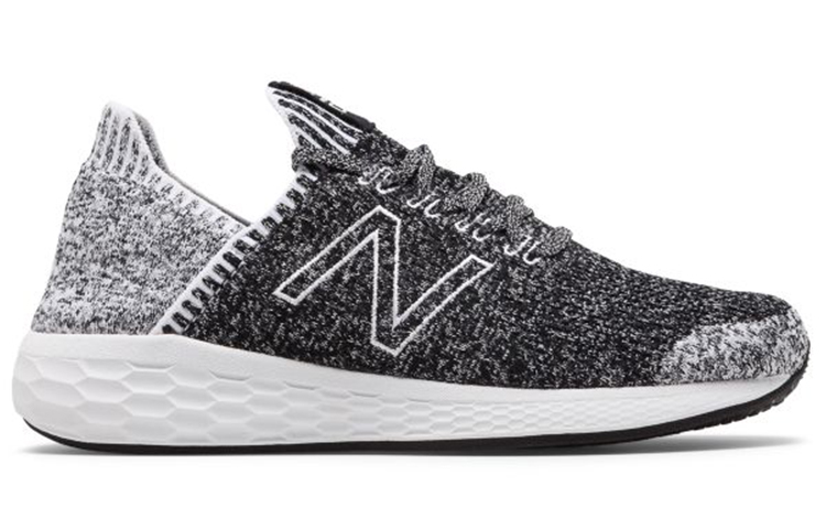 Order 新百伦 NB Fresh Foam Cruz v2 SockFit 運動 針織 耐磨防滑透氣 低幫 跑步鞋 男款 黑白