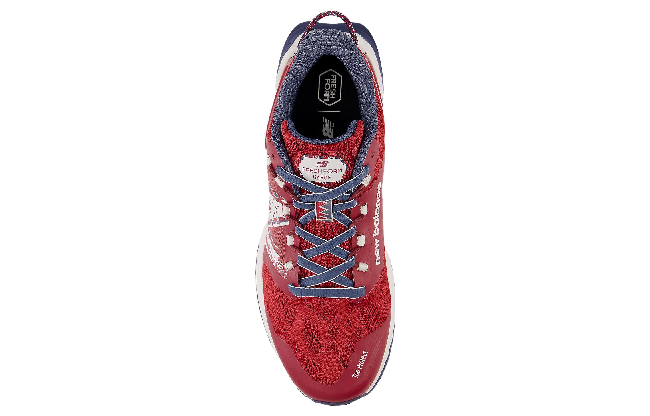 Shop New Balance Fresh Foam Garoé 'Crimson Vintage Indigo' zapatillas. MTGAROR1