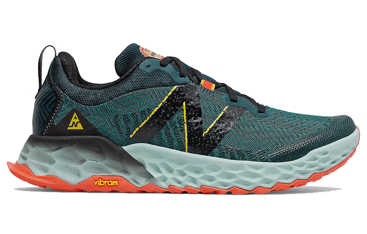 Order New Balance Fresh Foam Hierro V6 'Mountain Teal Blaze' Berwarna Teal & Blaze MTHIERG6