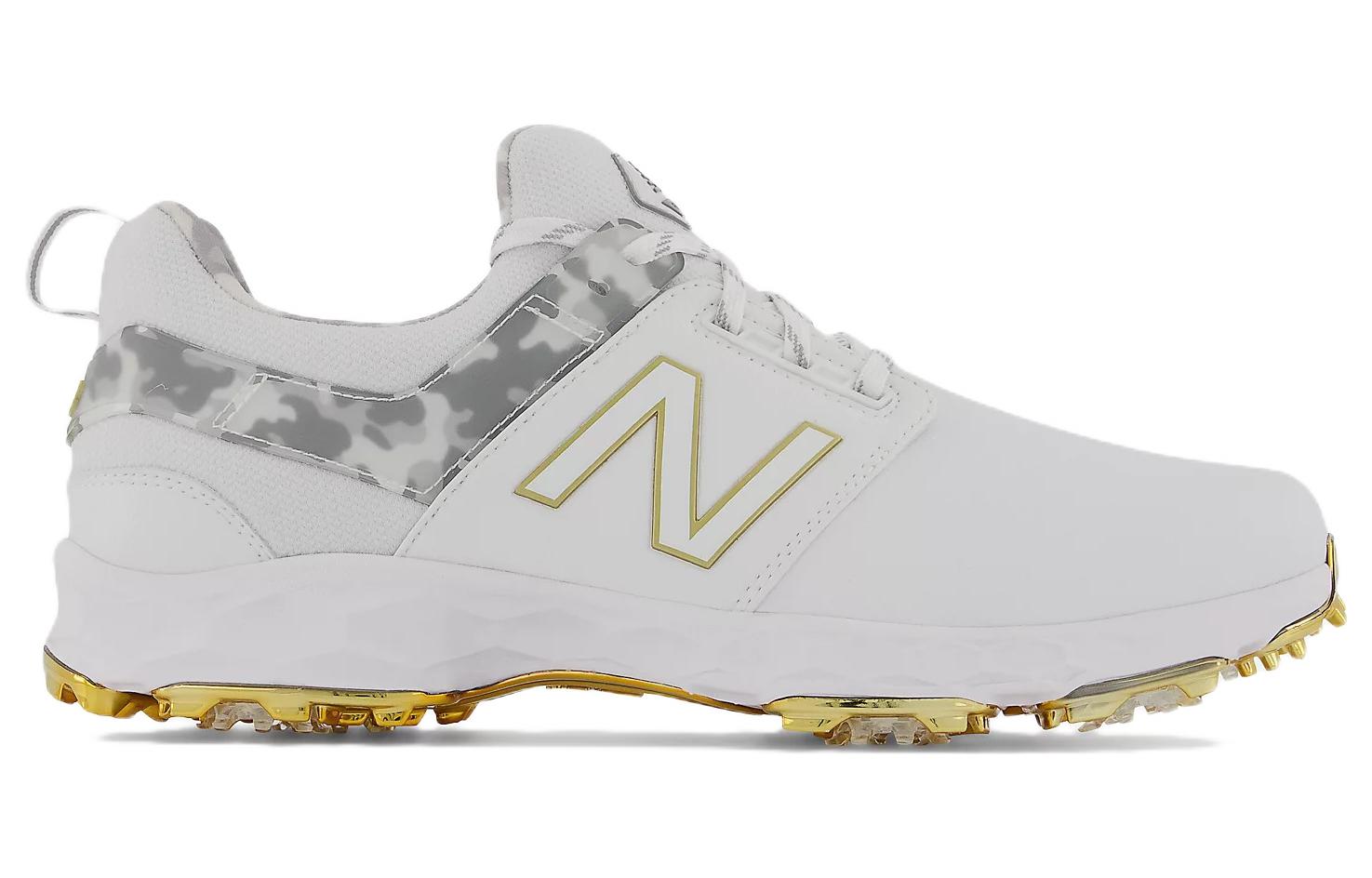 Order New Balance Fresh Foam Links Pro ''Wit Goud'' NBG4001WG