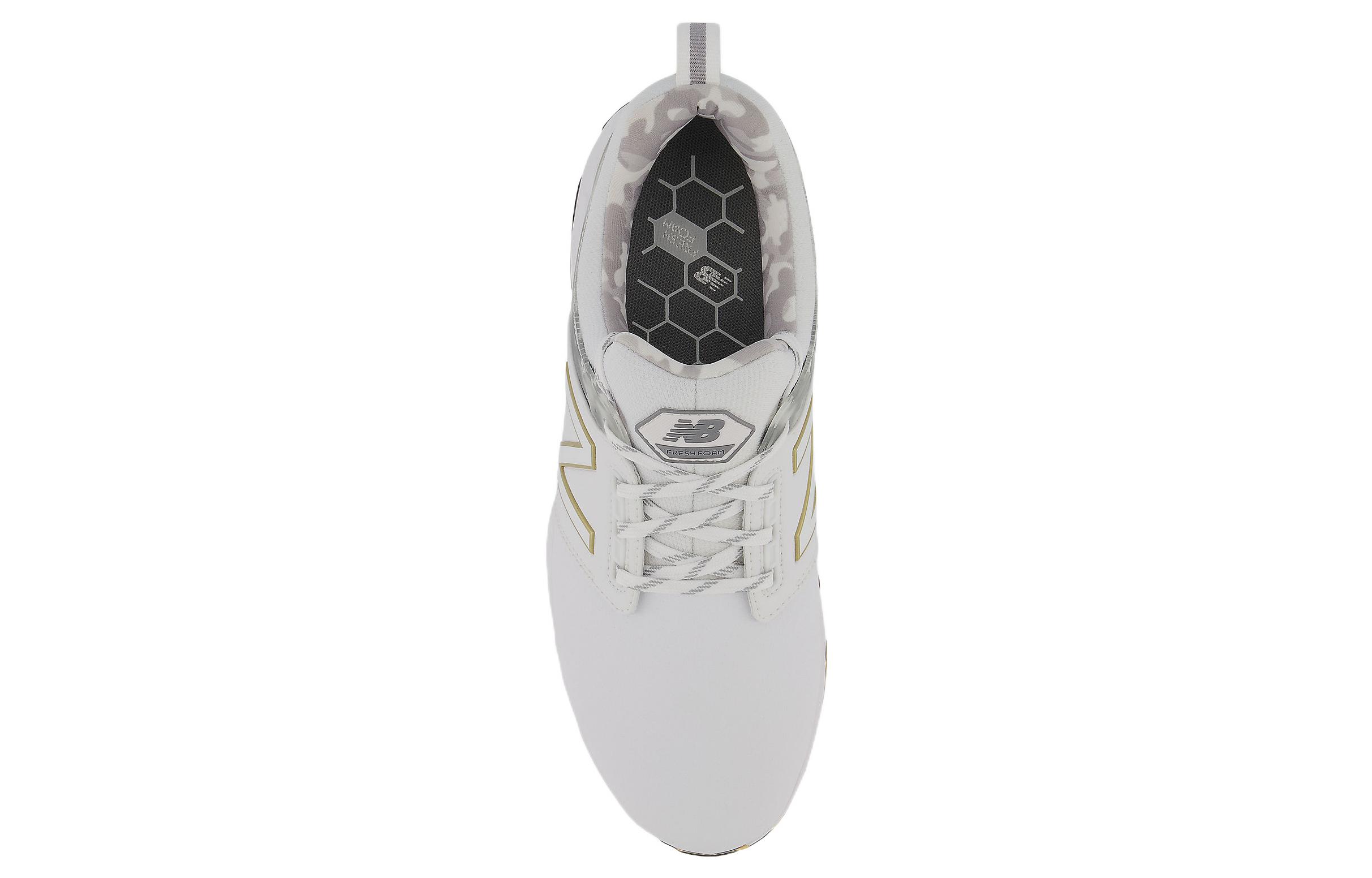 Shop New Balance Fresh Foam Links Pro ''Wit Goud'' NBG4001WG