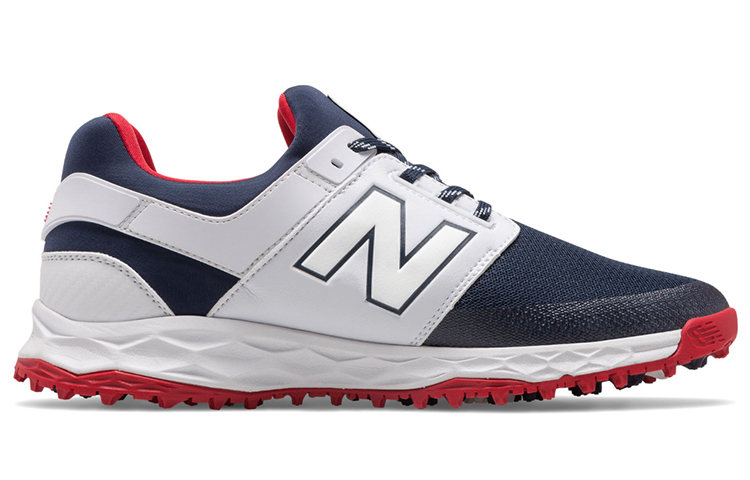 Order New Balance Fresh Foam LinksSL ''Zwart Blauw Rood'' NBG4000BW