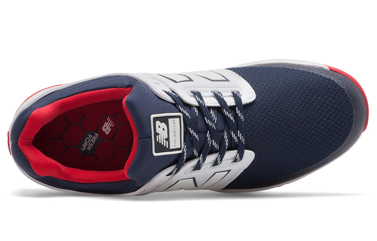 Lookbook New Balance Fresh Foam LinksSL ''Zwart Blauw Rood'' NBG4000BW