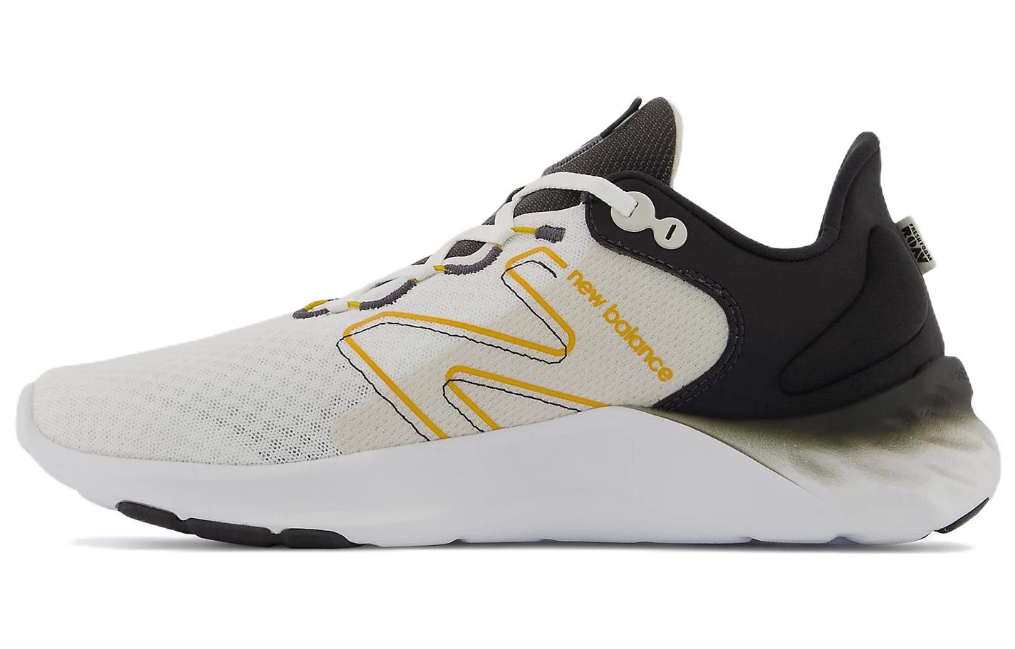 New Balance Fresh Foam Roav V2 'White Black Yellow' MROAVMB2