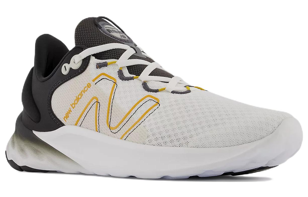 Lookbook New Balance Fresh Foam Roav V2 ''Blanc Noir Jaune'' MROAVMB2