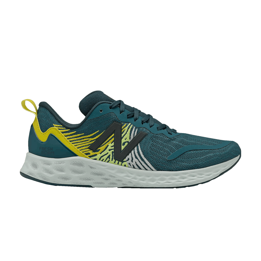 New Balance Fresh Foam Tempo 2E Wide 'Teal Sulpher Yellow' MTMPOGB-2E