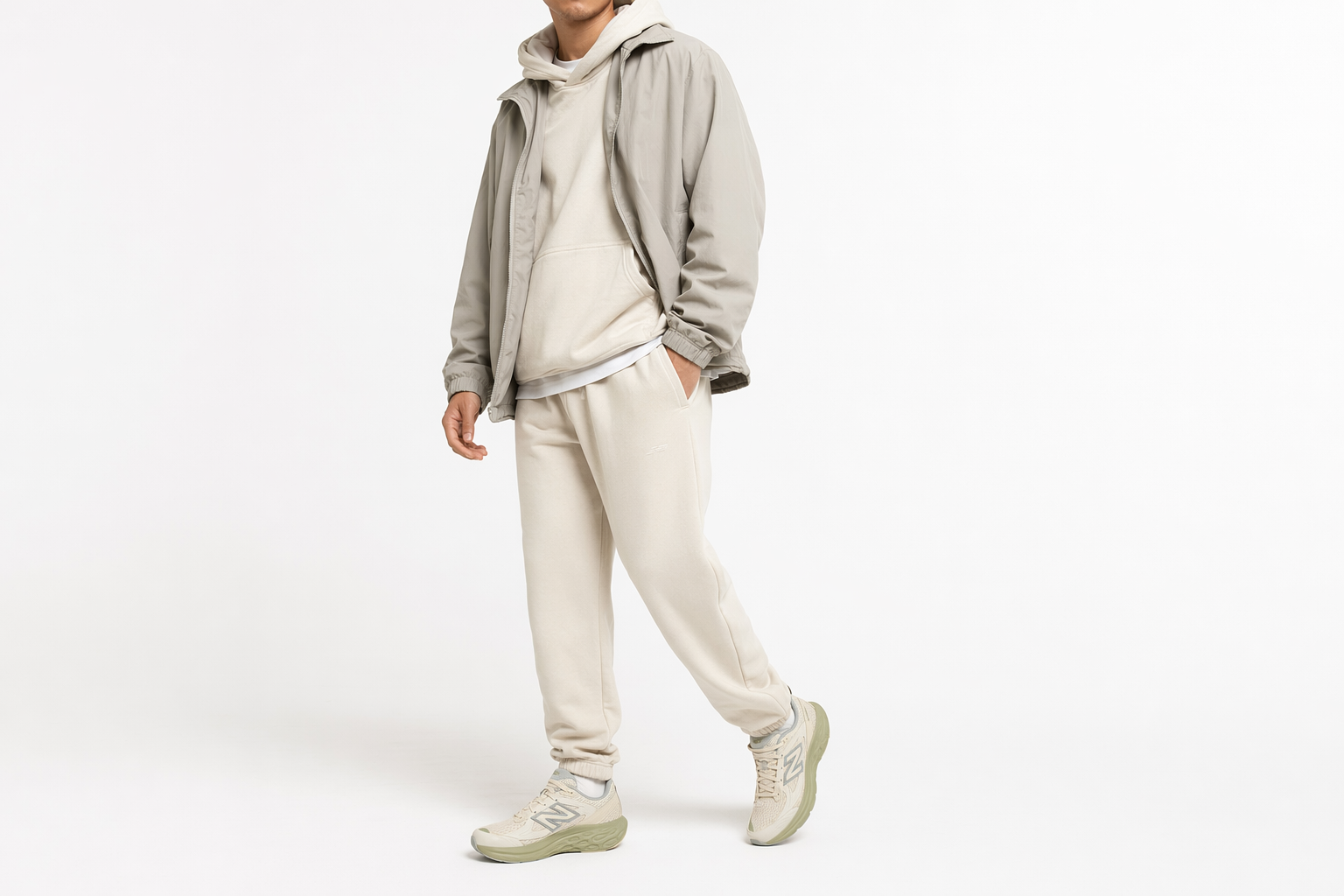 Order New Balance Fresh Foam 训练鞋 '麻灰色橄榄绿' UTRNWA