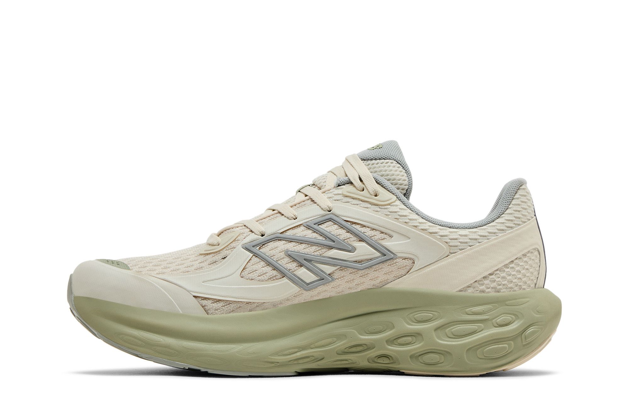 Shop New Balance Fresh Foam 训练鞋 '麻灰色橄榄绿' UTRNWA