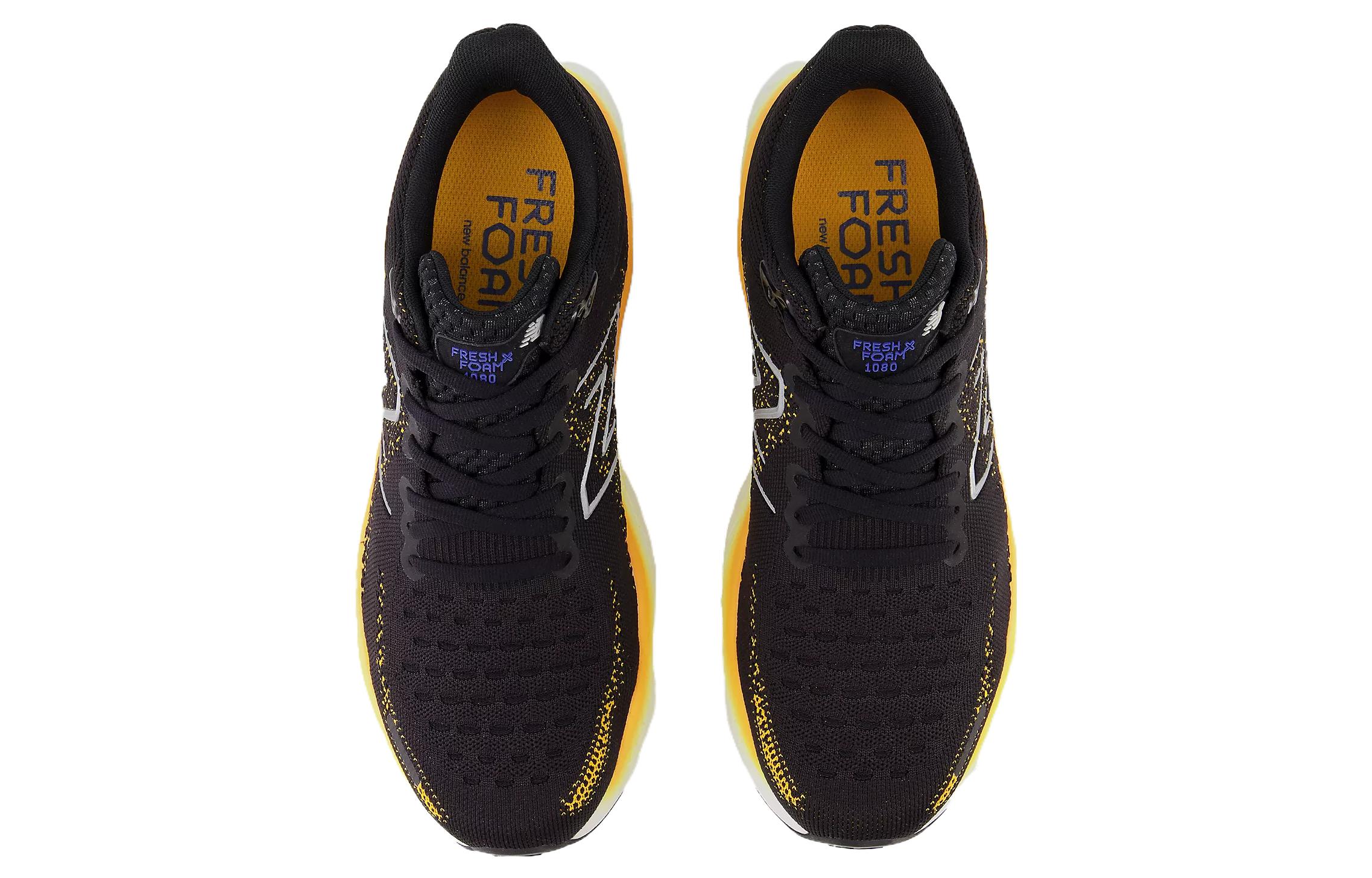 Shop New Balance Fresh Foam X 1080v12 2E Wide 'Hitam Marigold Panas' M108012D-2E