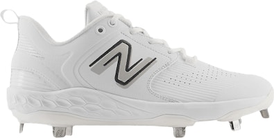 New Balance Fresh Foam X 3000v6 Metal Synthetics 2E Wide 'White Castlerock' L3000SW6-2E New Balance Fresh Foam X 3000v6 Metal Synthetics 2E Wide 'White Castlerock' L3000SW6-2E