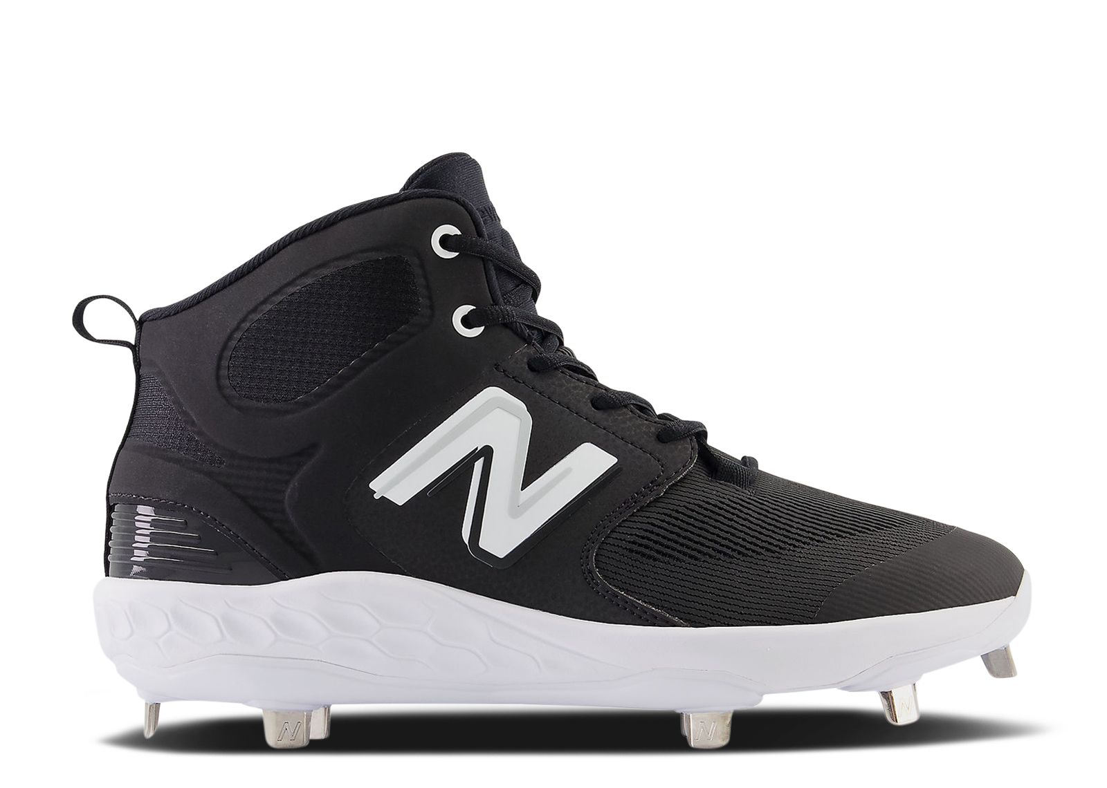 New Balance Fresh Foam X 3000v6 Mid Metal 2E Wide 'Black White' M3000BK6-2E