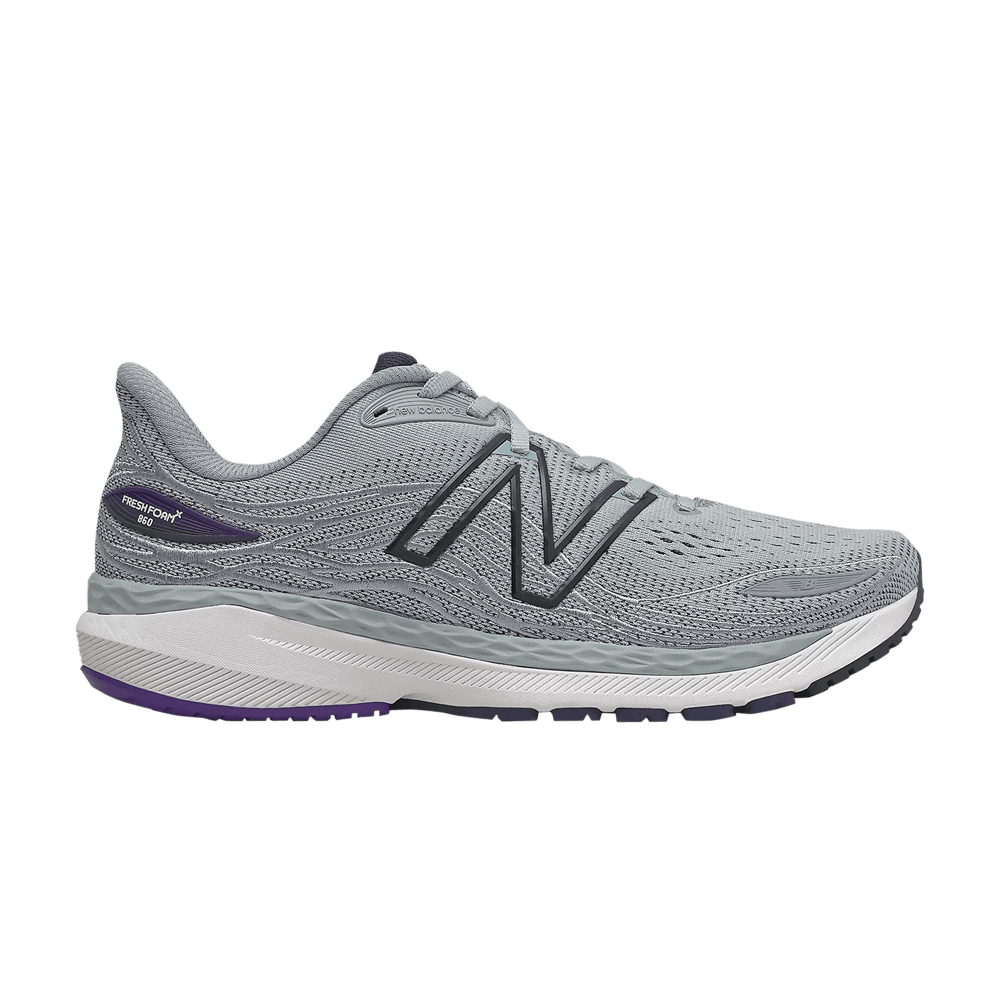 New Balance Fresh Foam X 860v12 2E Wide 'Light Aluminum' M860S12-2E