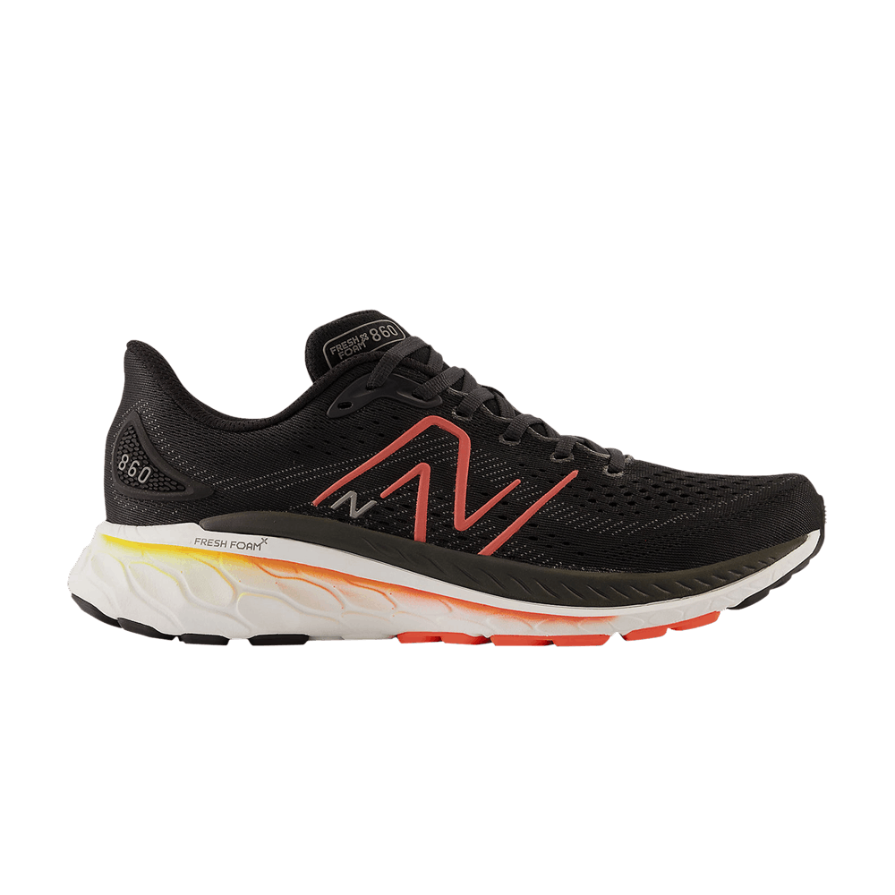 New Balance Fresh Foam X 860v13 2E Wide 'Black Hot Marigold' M860D13-2E