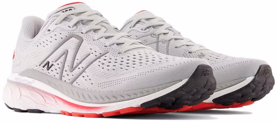 New Balance Fresh Foam X 860v13 'Light Aluminum True Red' M860S13 Lookbook New Balance Fresh Foam X 860v13 'Light Aluminum True Red' M860S13