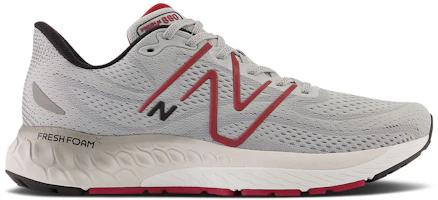 New Balance Fresh Foam X 880v13 4E Wide 'Aluminum Grey Crimson' M880G13-4E New Balance Fresh Foam X 880v13 4E Wide 'Aluminum Grey Crimson' M880G13-4E