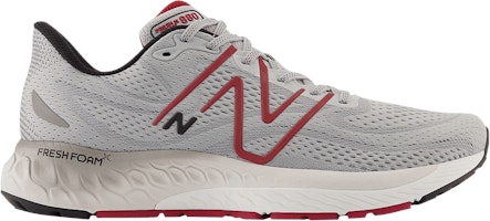 New Balance Fresh Foam X 880v13 B Wide 'Aluminum Grey Crimson' M880G13-B New Balance Fresh Foam X 880v13 B Wide 'Aluminum Grey Crimson' M880G13-B