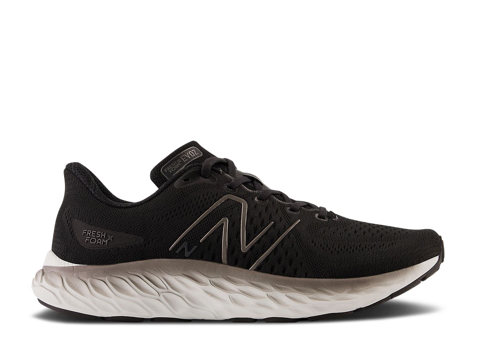New Balance Fresh Foam X EVOZ v3 2E Wide 'Black Silver Metallic' MEVOZLK3-2E
