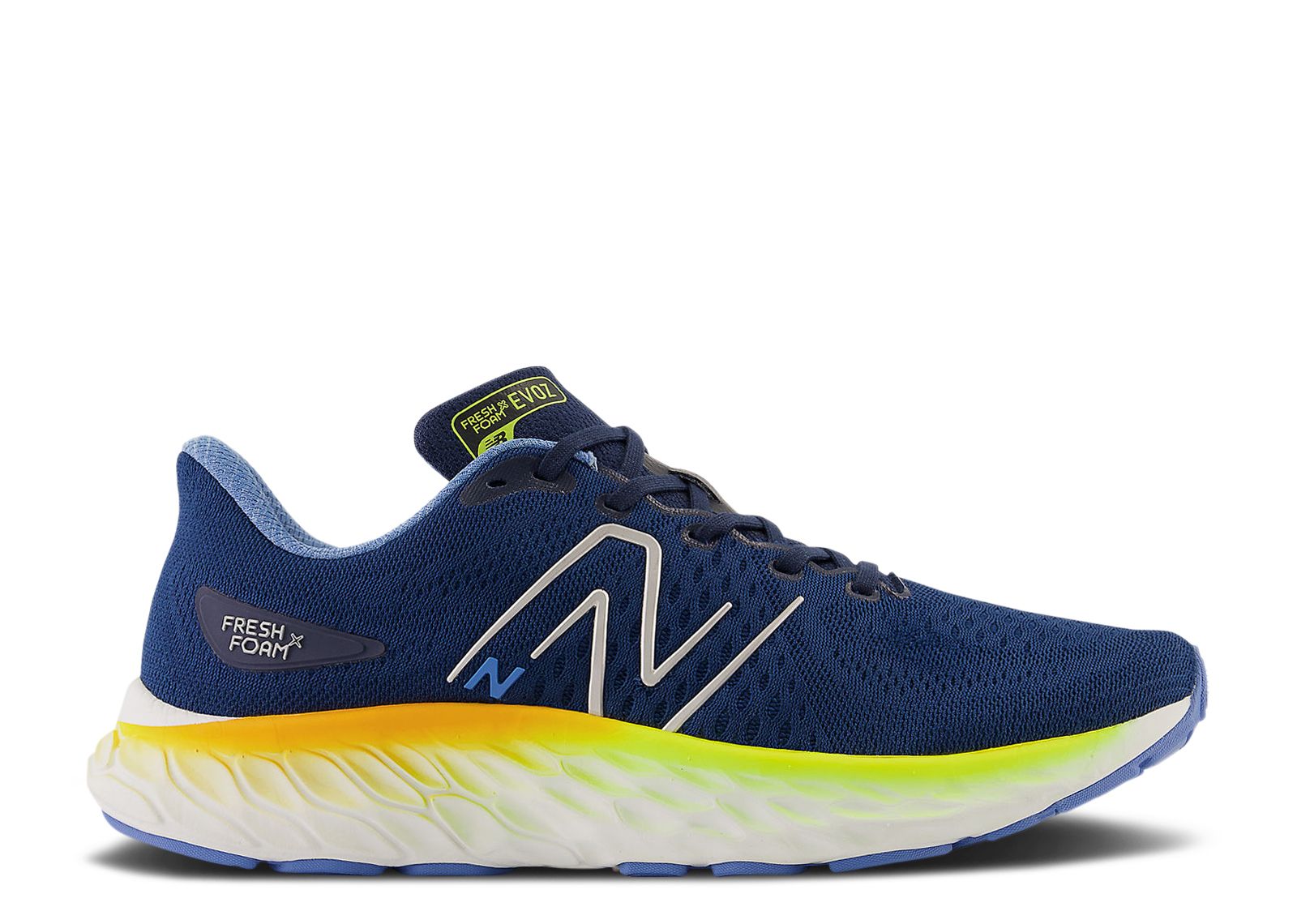 New Balance Fresh Foam X EVOZ v3 2E Wide 'Heritage Blue Cosmic Pineapple' MEVOZLH3-2E