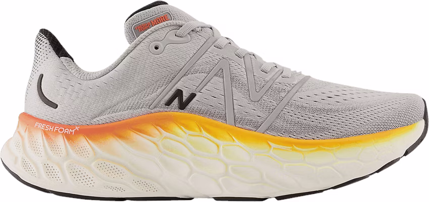 New Balance Fresh Foam X More v4 2E Lebar 'Aluminium Kelabu Marigold Panas' MMORCO4-2E Buy New Balance Fresh Foam X More v4 2E Lebar 'Aluminium Kelabu Marigold Panas' MMORCO4-2E