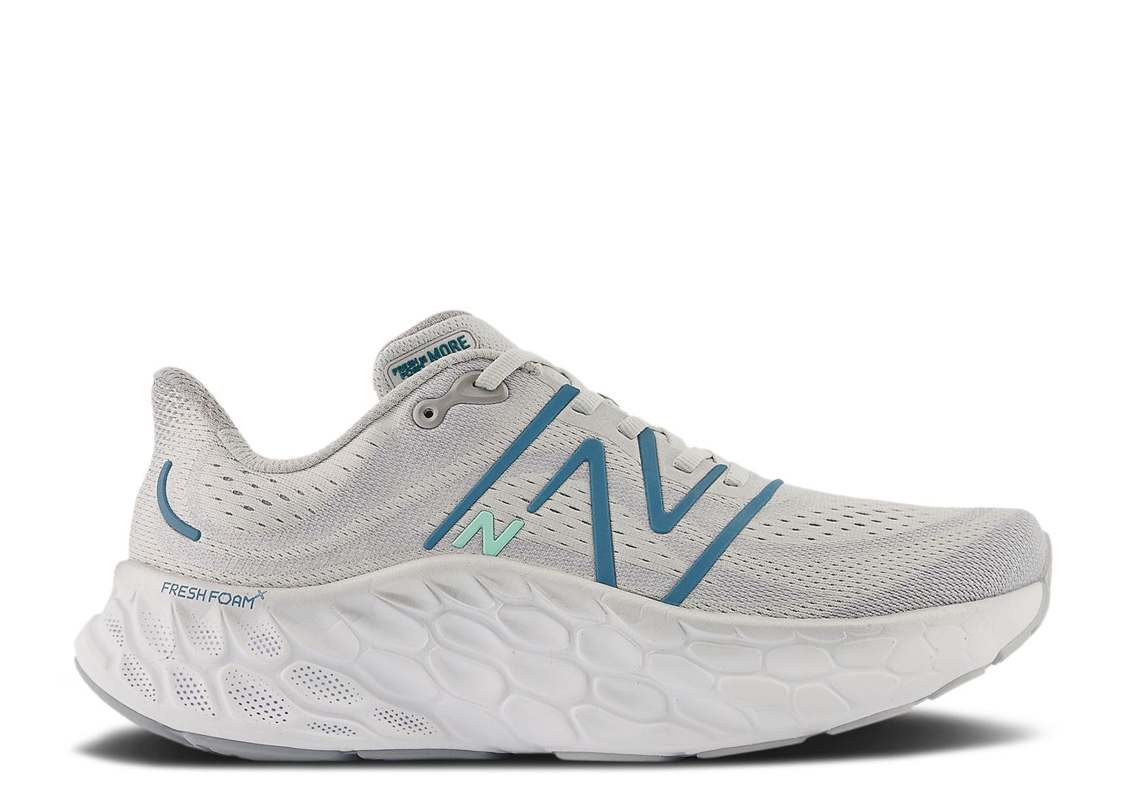 New Balance Fresh Foam X More v4 2E Wide 'Light Aluminum Dark Moonstone' MMORLM4-2E