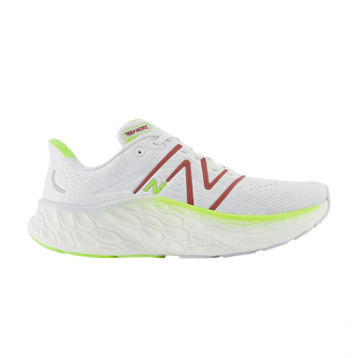 New Balance Fresh Foam X More v4 2E Wide 'Quartz Grey Brick Red'
